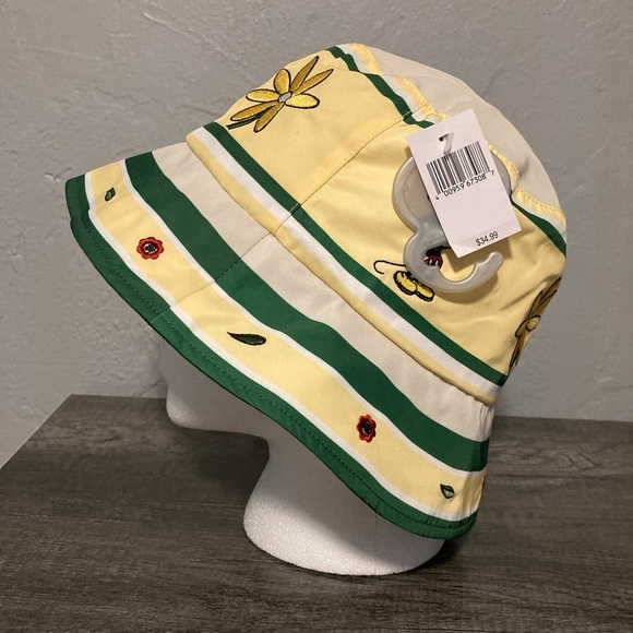 Disneys Mickey Mouse Yellow and Green Bucket Hat